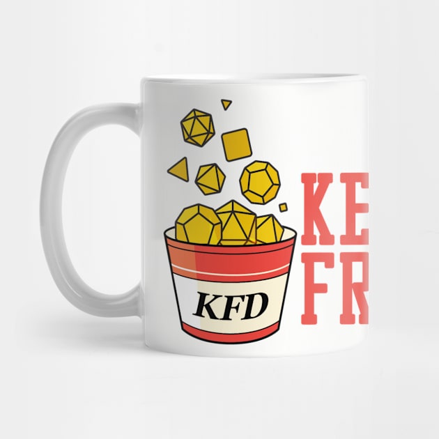 KFD Bucket with Red Text by KYFriedDice